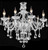 Traditional classic 8-light crystal chandelier light fixture CC93353 for dining room, over dining table, staircase, bedroom, living room, over kitchen island, foyer, sloped vaulted ceiling staircase. Free delivery in Montreal 