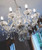 8 light polished chrome traditional classic crystal chandelier light fixture CC93353 for dining room over dining table staircase bedroom living room over kitchen island foyer sloped vaulted ceiling staircase free delivery in Montreal 