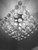 Modern small raindrop semi-flush mount 4-light crystal chandelier ceiling light MC88097 for bedroom, entrance, hallway, foyer, entryway, low ceiling, 8 ft. ceiling, free shipping across Canada, Montreal, Quebec 