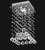 square flush mount raindrop polished chrome flush mount 1 light mini small modern crystal chandelier ceiling light fixture MC00548 for entryway bathroom bedroom foyer free shipping across Canada Montreal Quebec