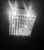 pyramid square flush mount polish chrome 6 light modern crystal chandelier ceiling light fixture MC38005 for entryway bedroom living room dining room entrance home office hallway foyer free shipping across Canada Montreal Quebec