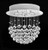 sphere flush mount polished chrome 5 light modern crystal chandelier ceiling light fixture MC78500 for entryway bedroom hallway living room foyer free shipping across Canada Montreal Quebec