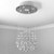 ball raindrop modern crystal chandelier light fixture, small 1 light mini chandelier