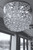 raindrop sphere polished chrome 9 light modern crystal ceiling chandelier flush mount lighting fixture MC38055 for living room dining room bedroom entryway foyer free shipping across Canada Montreal Quebec