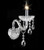 crystal wall light sconce 1-light fixture for entryway stairway dining room living room bedroom foyer in Montreal , luminaire mural,  luminaire mural salon, luminaire salon mural, traditional wall light