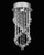 mini small 1 light raindrop spiral flush mount modern crystal pendant chandelier lighting fixture MC86580 for entryway bedroom entrance foyer high ceiling free shipping across Canada Montreal Quebec