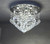 Modern crystal chandelier ceiling light, living room modern raindrop flush mount crystal chandelier ceiling light MC10440 for living room, dining room, bedroom, entryway, foyer, low ceilings, free shipping across Canada, Montreal, Quebec