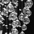 entryway foyer raindrop  flush mount spiral modern crystal chandelier light fixture