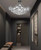 polished chrome 6 light modern crystal chandelier ceiling lighting fixture MC40011 for entryway beddrom living room foyer free shipping across Canada Montreal Quebec polished chrome 6 light modern crystal chandelier ceiling lighting fixture MC40011 for entryway beddrom living room foyer free shipping across Canada Montreal Quebec