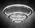 3-ring circular polished chrome integrated adjustable height led modern crystal pendant chandelier lighting fixture LDM29600 for sloped vaulted ceiling dining room living room staircase entryway bedroom foyer free shipping across Canada Montreal Quebec 3-ring circular polished chrome integrated adjustable height led modern crystal pendant chandelier lighting fixture LDM29600 for sloped vaulted ceiling dining room living room staircase entryway bedroom foyer free shipping across Canada Montreal Quebec