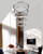High ceilings 5-ring integrated LED circular polished chrome adjustable height high ceilings modern crystal chandelier light fixture LDM29700 for sloped vaulted ceilings, high ceilings, staircase, foyer with high ceilings, free shipping across Canada, Montreal, Quebec