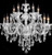 15 light polished chrome traditional classic crystal chandelier CC31480 for dining room living room  staircase entrance entryway high ceiling sloped vaulted ceiling foyer free delivery in Montreal 