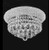 luxury flush mount rount 3 light polished crome crystal chandelier ceiling light fixture MC12080 for entryway hallway bedroom foyer low ceiling free shipping across Canada Montreal Quebec   luxury flush mount rount 3 light polished crome crystal chandelier ceiling light fixture MC12080 for entryway hallway bedroom foyer low ceiling free shipping across Canada Montreal Quebec