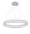 ring circular round integrated LED modern crystal pendant chandelier light fixture LDE22235 for dining room living room staircase entryway foyer free shipping across Canada Montreal Quebec