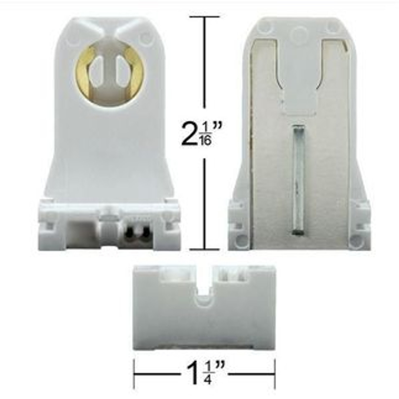 Tall (2") Shunted Bi-Pin Socket