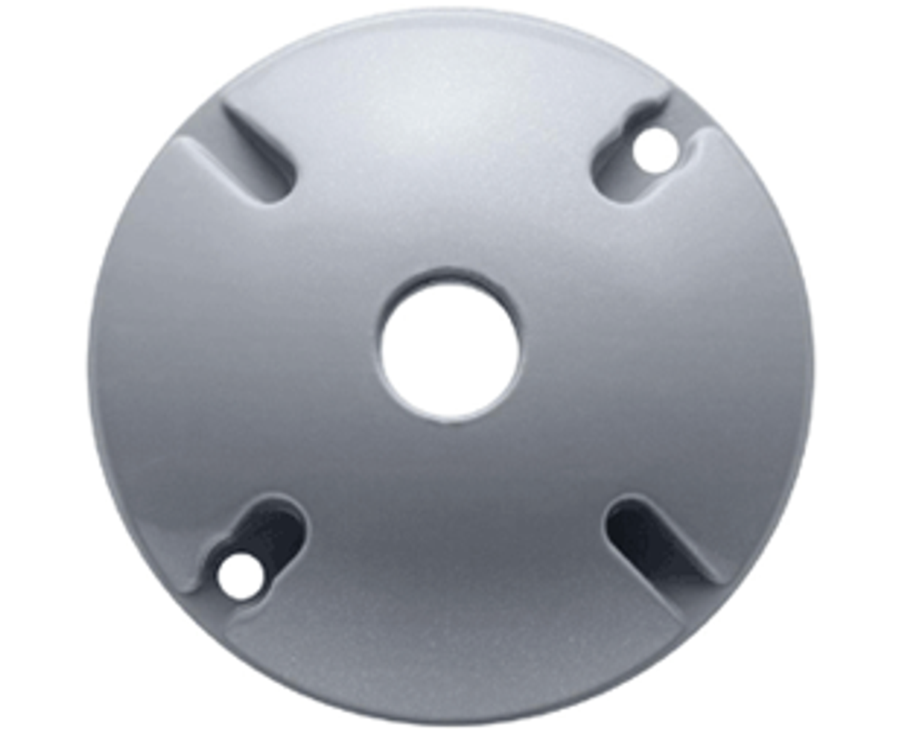 RAB Lighting Round Electrical Box Cover - Silver-Gray