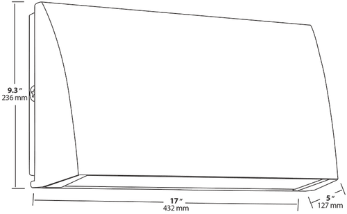 SLIM62  - Rab Lighting -   62 Watt LED Wallpack