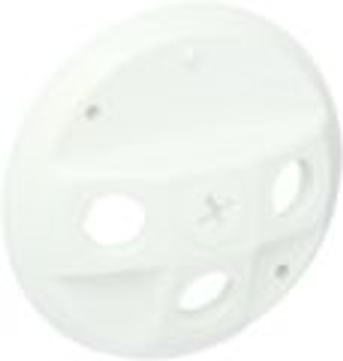 RAB Lighting Round Electrical Box Cover - White