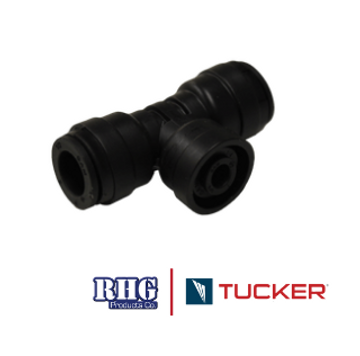 Tucker USA 1/2" x 1/4" Tee Fitting Replacement for End of Wiring on the Inline TDS Meter