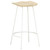 Bar Stool Set of 4 Bleached wood and white A949-320650