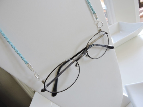 Braided Leather Eyeglass Chain - Chain Reading Glasses Holders - Sunglasses  Holder - Leather Eyeglass Holder