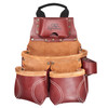 CLC Custom Leathercraft 21453 Signature Elite Heavy Duty Leather Combo System Tool Belt, 18 Pocket