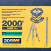 DEWALT DW079LGK (New-Other) 20V MAX Cordless Green Tough Rotary Laser Level Kit