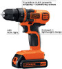 BLACK & DECKER LDX120PK (New-Other) 20V MAX Cordless Drill/Driver & 68-Piece Home Tool Kit