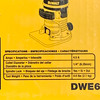 DEWALT DWE6000 (New-Other) 4.5-Amp Corded Single Speed 1/4-Inch Laminate Trimmer Router