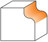 CMT 859.040.11 1/2-Inch Shank 5/32-Inch Radius Carbide-Tipped Ogee Router Bit