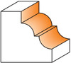 CMT 841.880.11 1/2-Inch Shank 1/4-Inch Radius Carbide-Tip Roman Ogee Router Bit