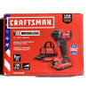 CRAFTSMAN CMCF820D2 (New-Other) V20 20V Max Variable Speed Brushless Cordless Impact Driver