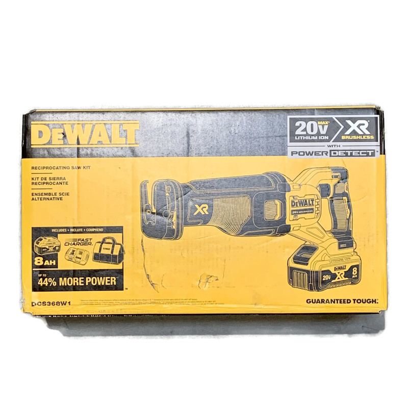 DEWALT DCS368W1 (New-Other) 20V MAX XR Cordless Reciprocating Saw Kit w/  Power Detect