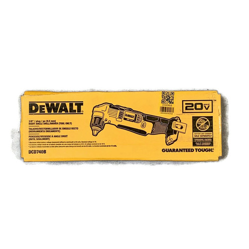 DEWALT DCD740B (New-Other) 20V MAX Cordless 3/8-inch Right Angle Drill Driver TOOL ONLY