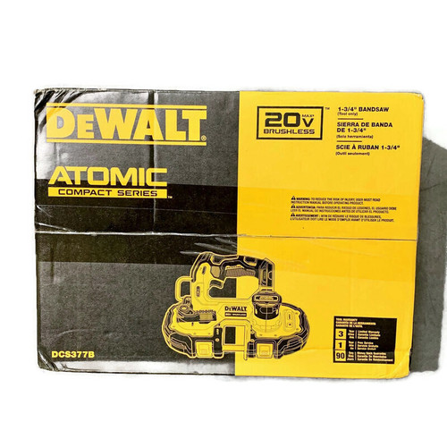 DEWALT DCS377B (New-Other) ATOMIC 20V MAX Brushless Cordless 1-3/4-inch Bandsaw TOOL ONLY