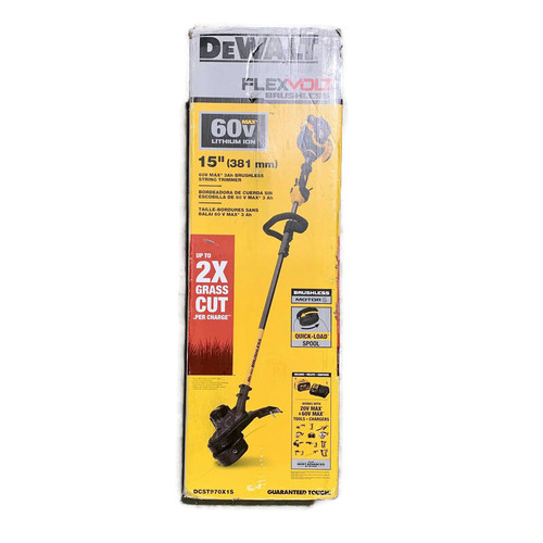 DEWALT DCST970X1 (New-Other) FLEXVOLT 60V MAX Brushless Cordless 15-Inch String Trimmer