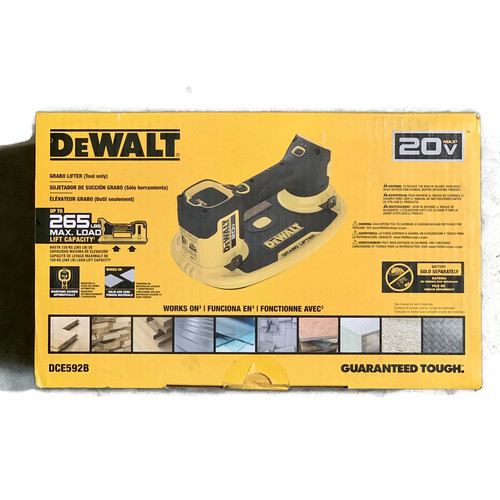 DEWALT DCE592B (New-Other) 20V MAX Cordless Suction GRABO Lifter TOOL ONLY