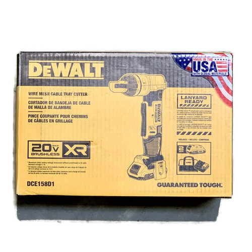 DEWALT DCE158D1 (New-Other) 20V MAX XR Brushless Cordless Wire Mesh Cable Tray Cutter