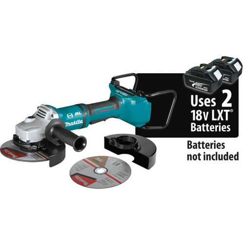 MAKITA XAG12Z1 18V X2 36V Brushless Cordless Paddle Switch Angle Grinder