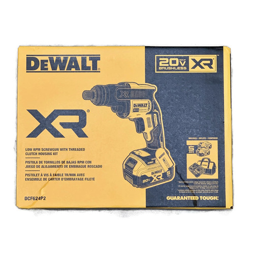 DEWALT DCF624P2 (New-Other) 20V MAX XR Cordless Screwgun Kit w/ Threaded Clutch Housing
