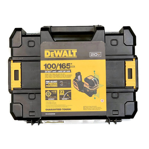 DEWALT DCLE34220GB (New-Other) 20V MAX Cordless 2-Spot Cross-Line Green Laser TOOL ONLY