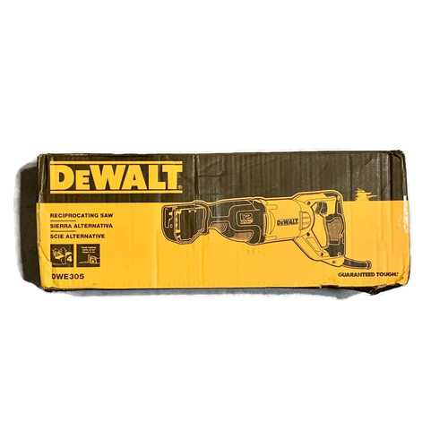 DEWALT DWE305 (New-Other) 12-Amp Corded Reciprocating Saw w/ Anti-Slip Comfort Grip