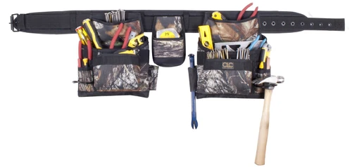 Custom Leathercraft Sportsman 1604M 17 Pocket Combo Apron Mossy Oak  4 Piece
