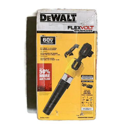 DEWALT DCBL772X1 (New-Other) 60V MAX FLEXVOLT Cordless Brushless Handheld Axial Leaf Blower