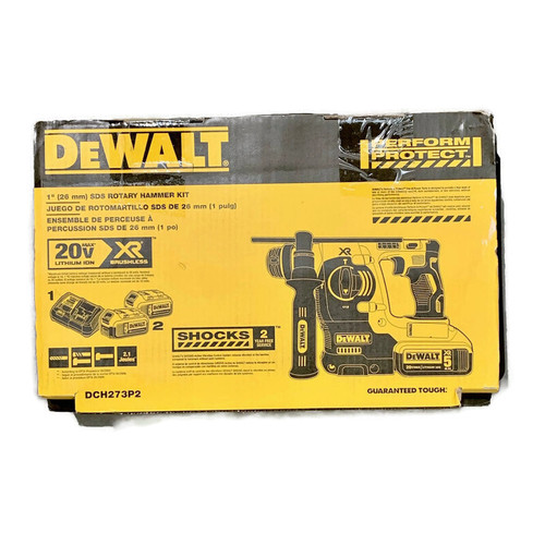 DEWALT DCH273P2 (New-Other) 20V Max Brushless SDS Rotary Hammer with 5 Ah Batteries