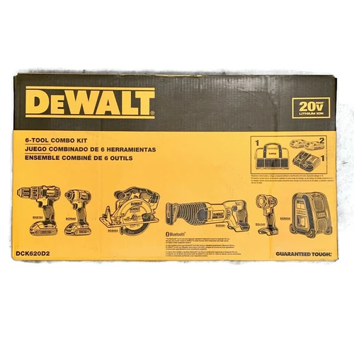 DEWALT DCK620D2 (New-Other) 20V MAX 20-Volt Compact 6-Tool Combo Kit