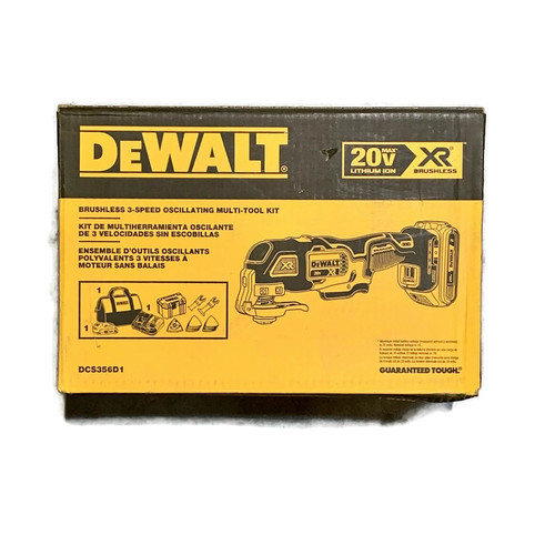 DEWALT DCS356D1 (New-Other) 20V MAX XR Cordless Brushless Oscillating Multi-Tool Kit
