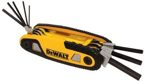 DEWALT DWHT70263M Folding Locking MM 8-Sized Hex Key Set