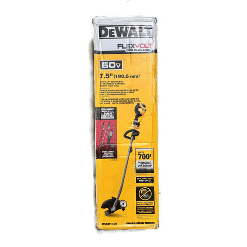 DEWALT DCED472B (New-Other) 60V MAX Cordless 7-1/2-in Attachment Lawn Edger TOOL ONLY