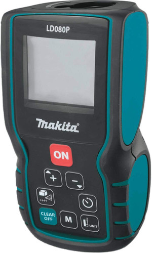 MAKITA LD080P 262-ft Laser Distance Measure w/ 2 AAA Batteries & Carry Pouch